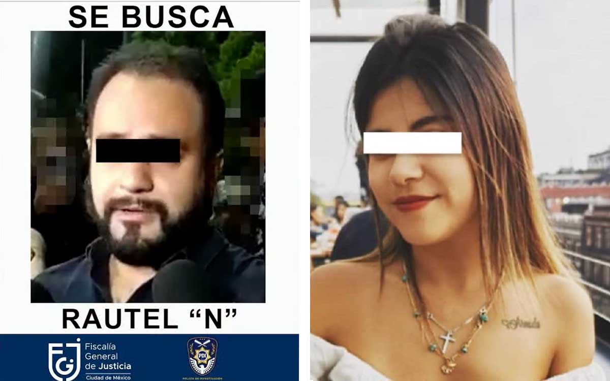 Rautel 'N', presunto implicado en el feminicidio de Ariadna