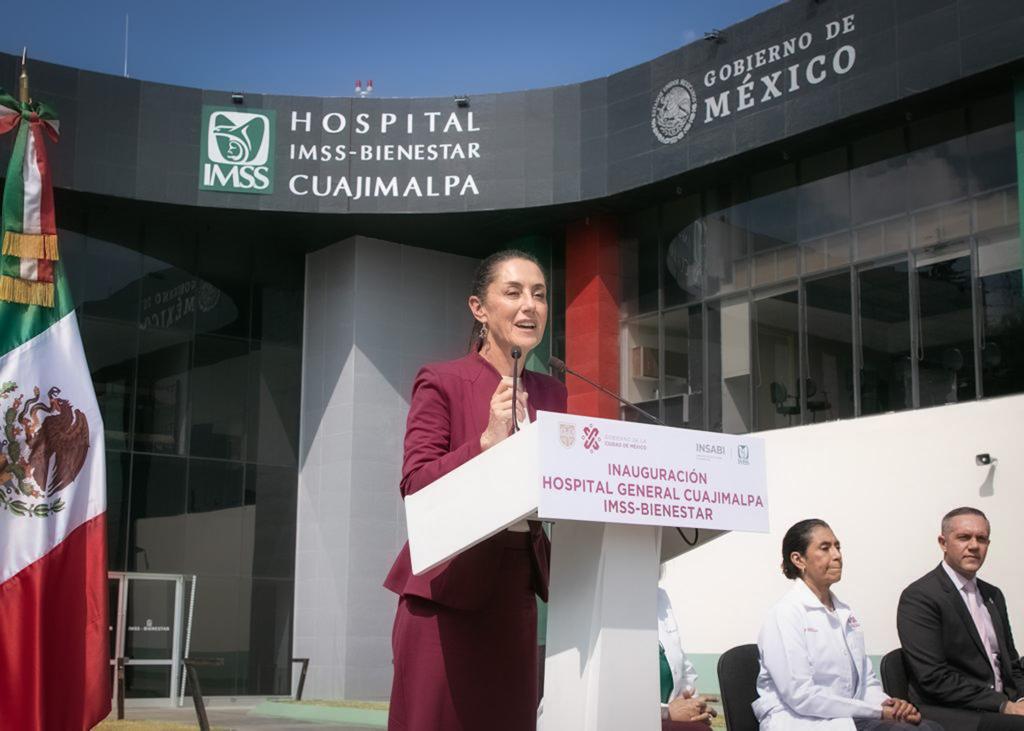 Sheinbaum inaugura el Hospital de Cuajimalpa