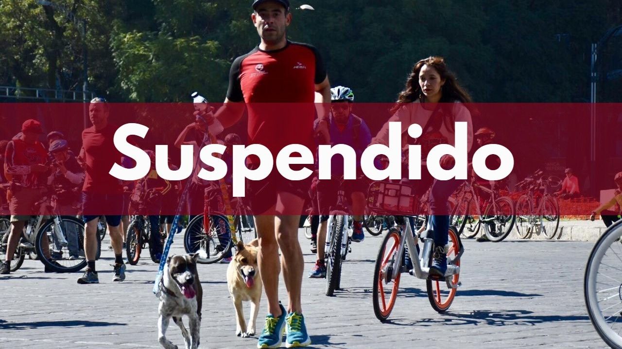 Suspenden el ciclotón en la CDMX por la marcha de este domingo