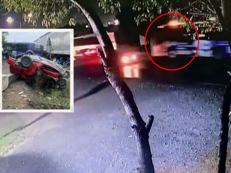 Tren embiste a camión de pasajeros en García, NL