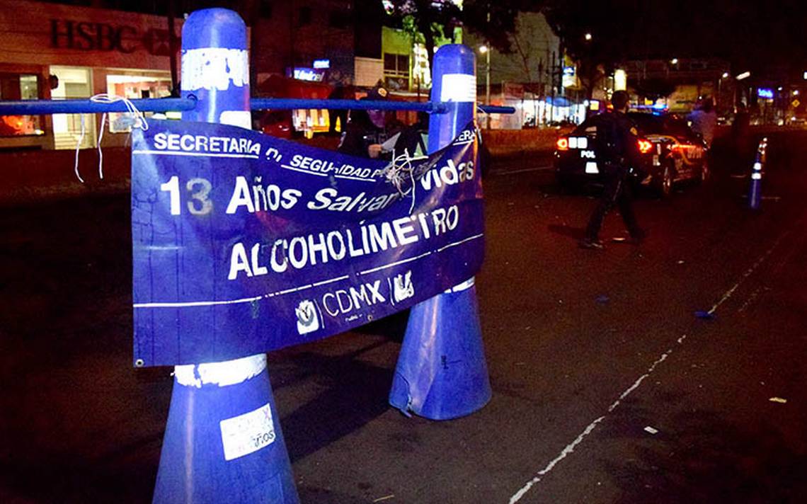 Arranca el alcoholímetro decembrino en CDMX