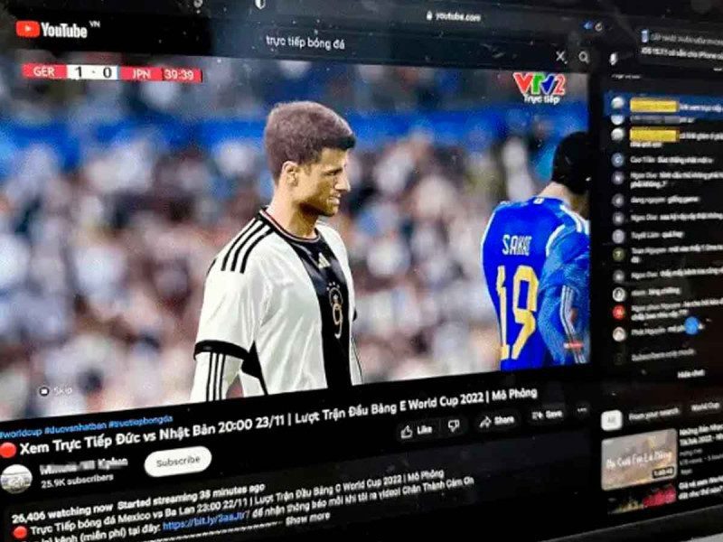 40 mil personas creyeron ver el Mundial gratis, pero era un videojuego del FIFA 2023 en YouTube