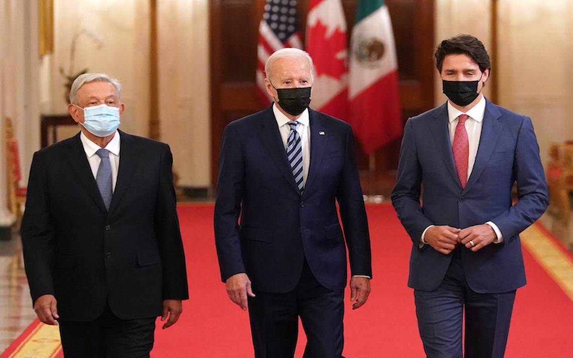 AMLO insistirá en crear un bloque comercial de toda América durante cumbre con Biden y Trudeau