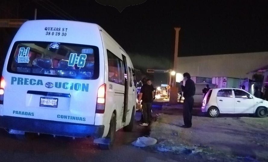 Policía en Puebla termina en balacera tras enfrentar a asaltantes de transporte público