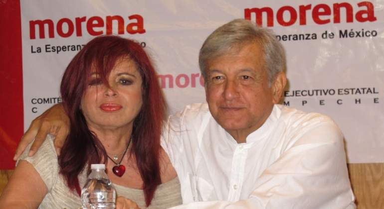 AMLO refrenda apoyo a Layda Sansores pese a disputas con Monreal