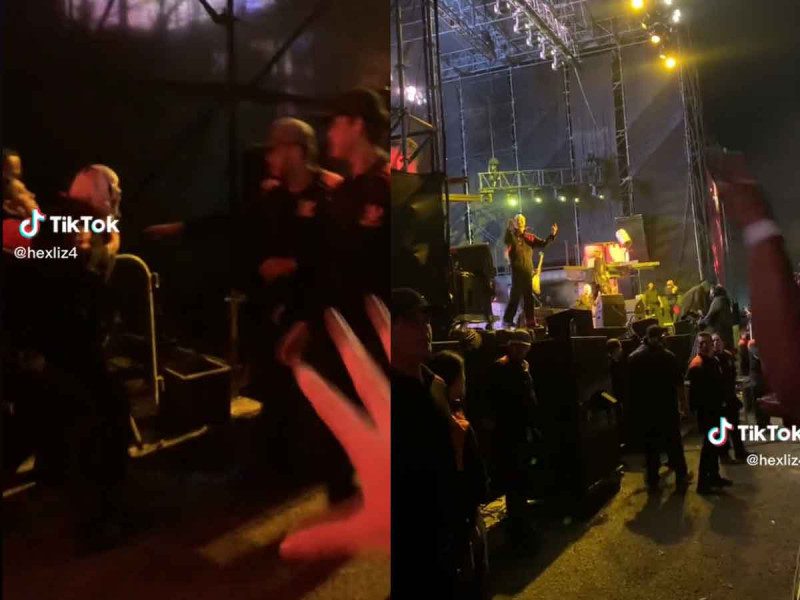 Confunden a integrante de Slipknot con fan e intentan detenerlo #VIDEO