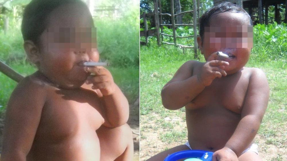 Así luce Ardi Rizal, niño que conmocionó al mundo por fumar 40 cigarrillos diarios
