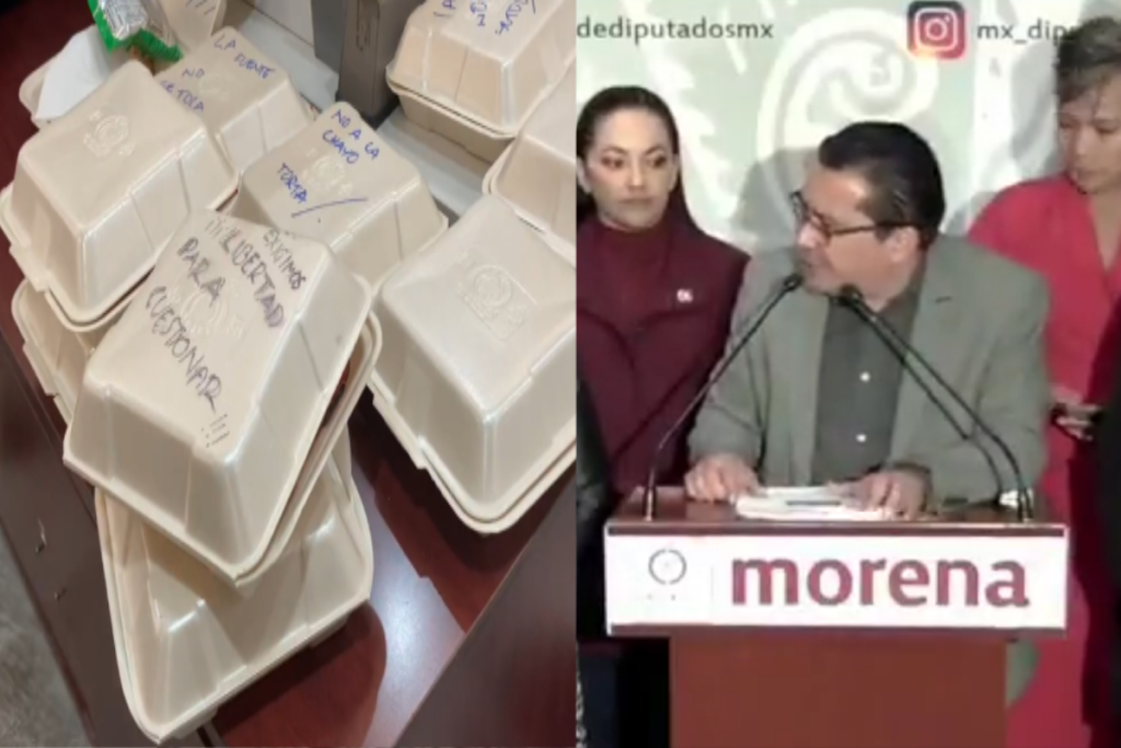 "¿Trabaja en el INE?": Diputado insulta a reportera y manda tortas como disculpas #VIDEO