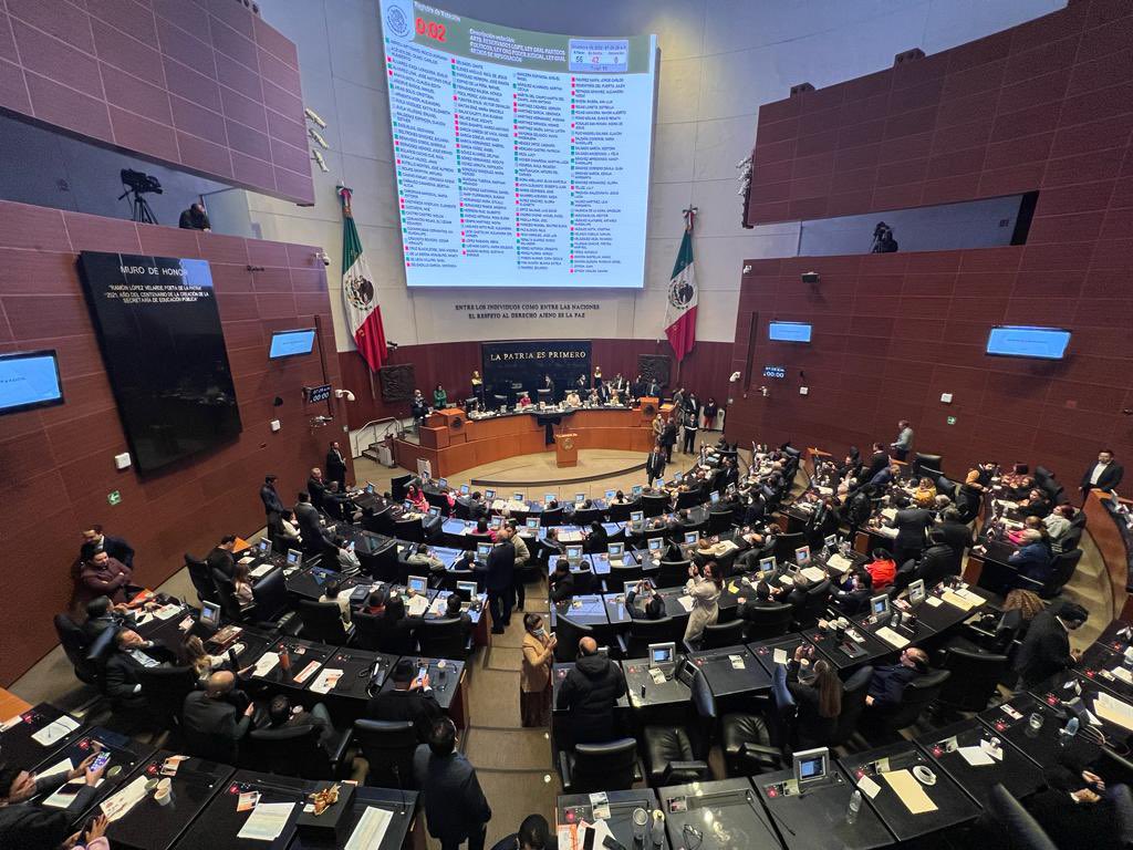 Senado aprueba en lo general y lo particular ‘Plan B’ de la Reforma electoral