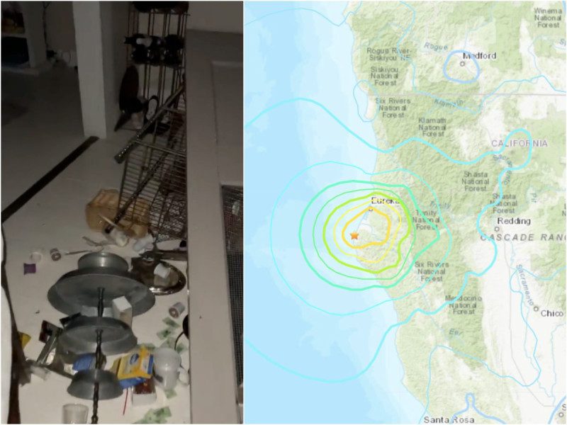 Sismo en California de magnitud 6.4 deja sin luz 64 mil a viviendas