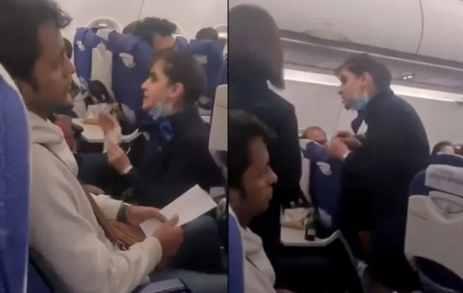 "Soy empleada, no tu sirvienta": azafata explota contra pasajero que le gritó #VIDEO