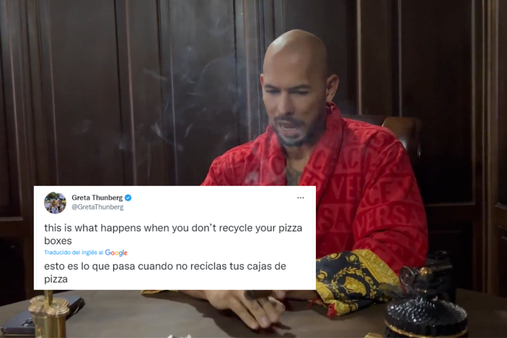 Tras burlarse de Greta Thunberg, detienen al luchador de kickboxing Andrew Tate por trata