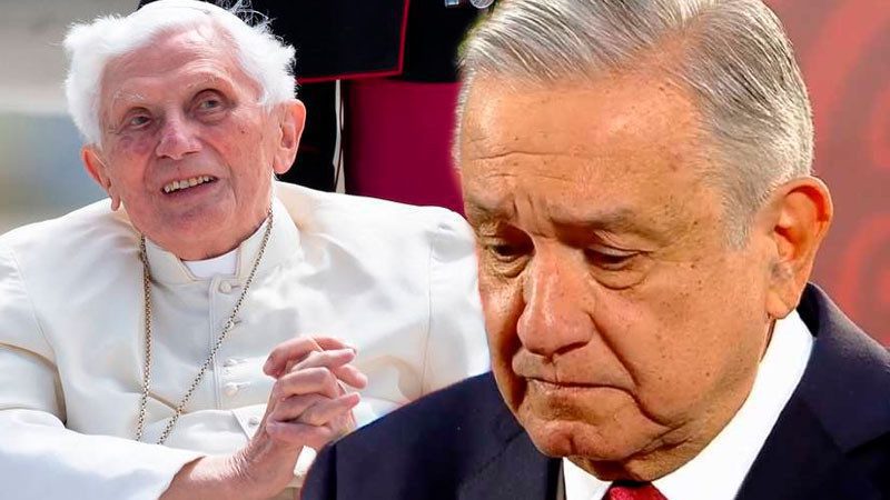 AMLO lamenta la muerte de Benedicto XVI
