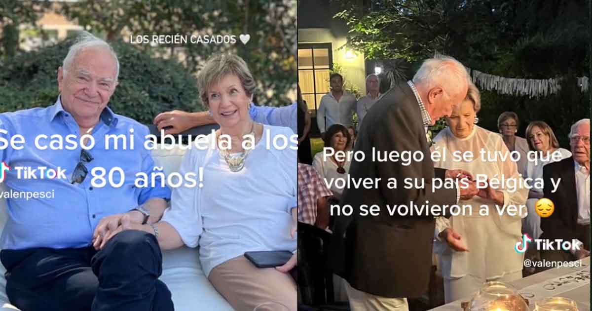 Abuelita se reencuentra con el novio de su juventud y se casan
