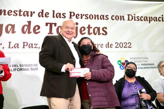 Concluyen entrega de tarjeta de Pensión Bienestar para personas con discapacidad en BCS