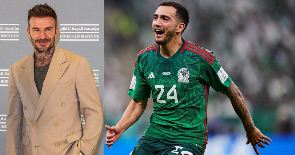 David Beckham elige el gol de Luis Chávez como el mejor de Qatar 2022