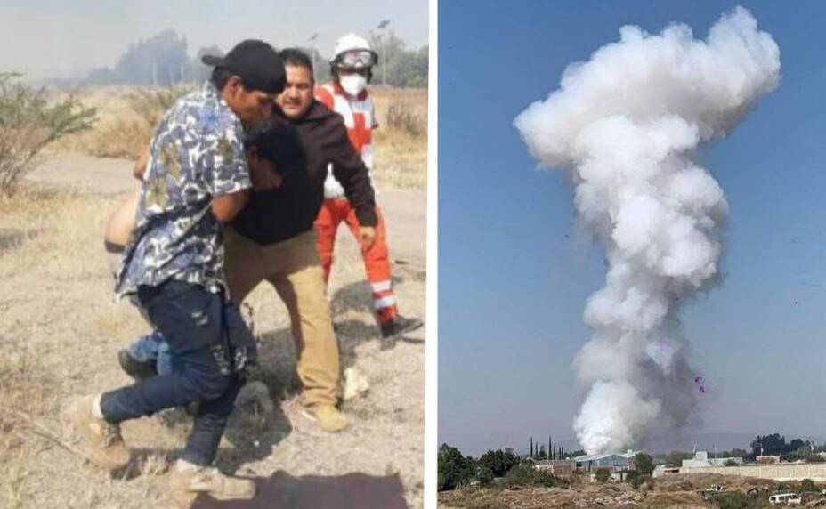 Explosión de polvorín en Villagrán, Guanajuato