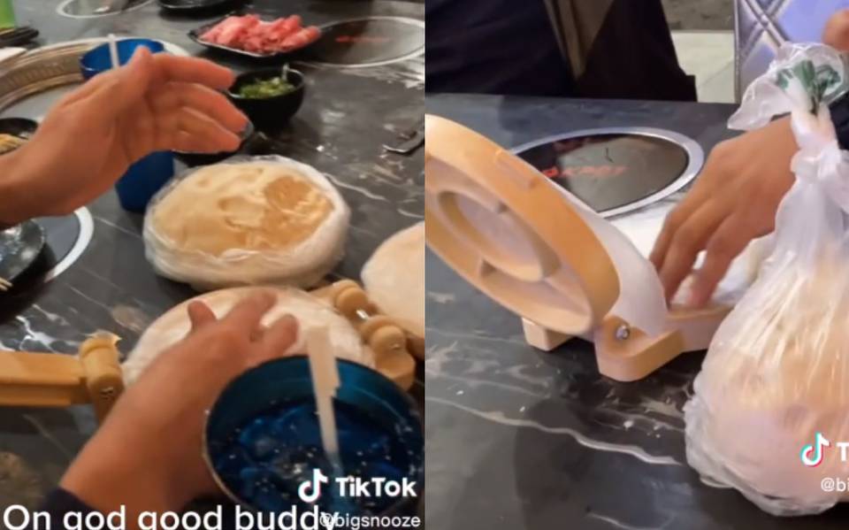Mexicanos preparan tortillas en restaurante de Corea para taquiza