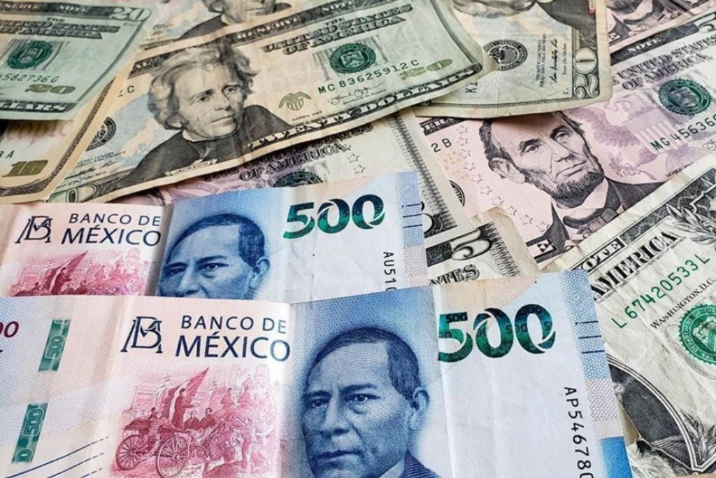 Peso mexicano y el dólar
