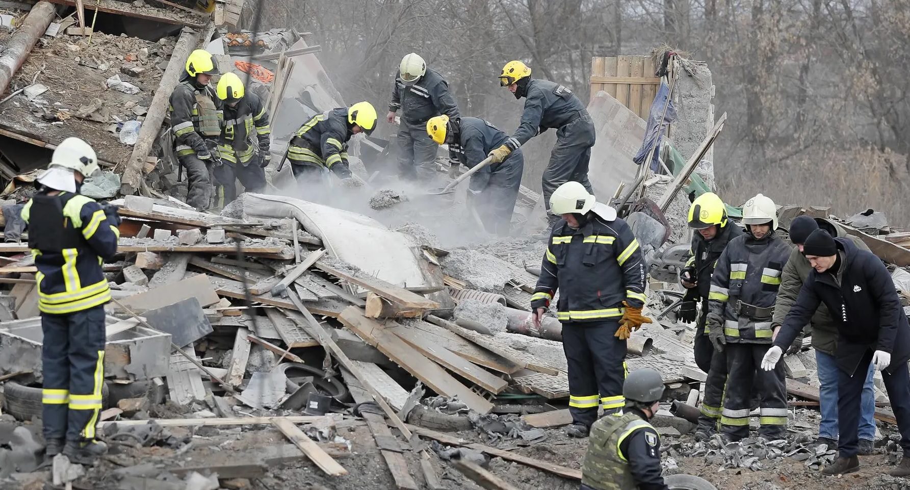 Rusia inicia Año Nuevo con nuevo bombardeo masivo en Ucrania