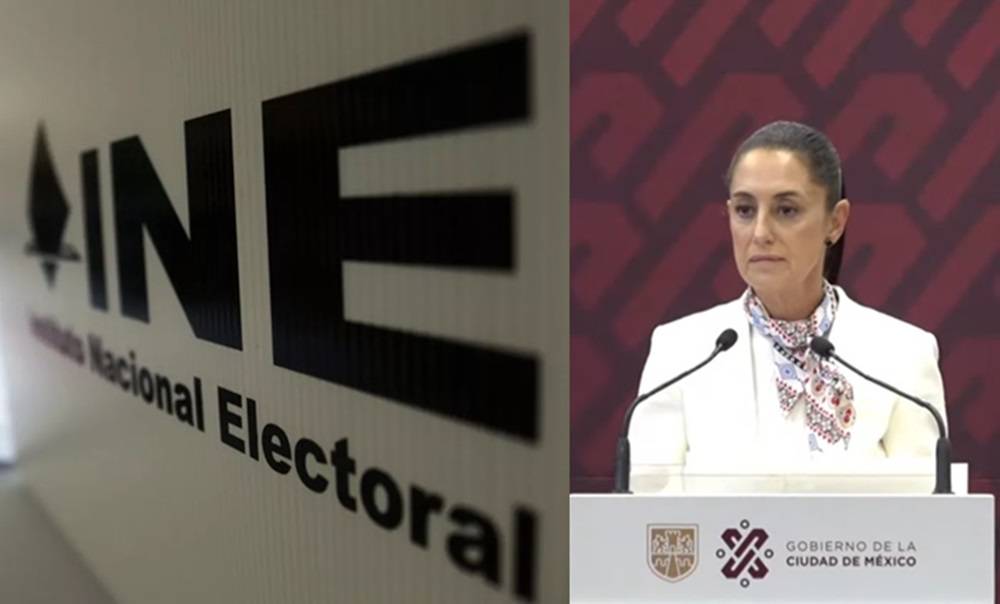 Sheinbaum y el INE