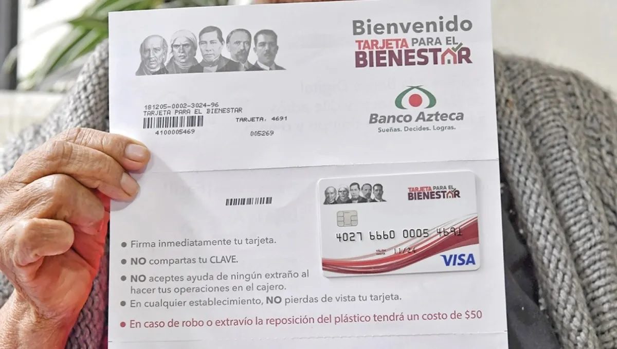 Tarjeta Bienestar para adultos mayores