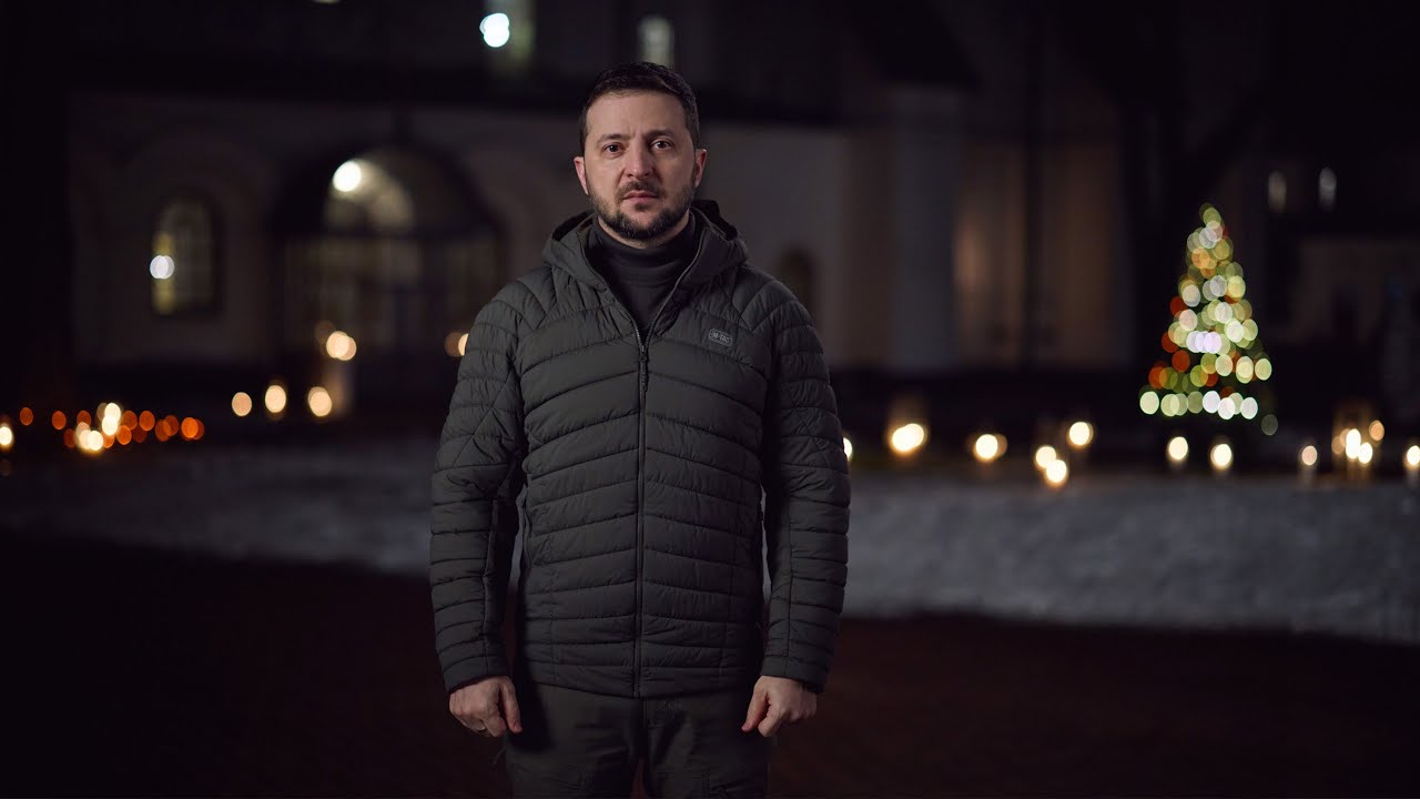 Zelenski lanza mensaje navideño