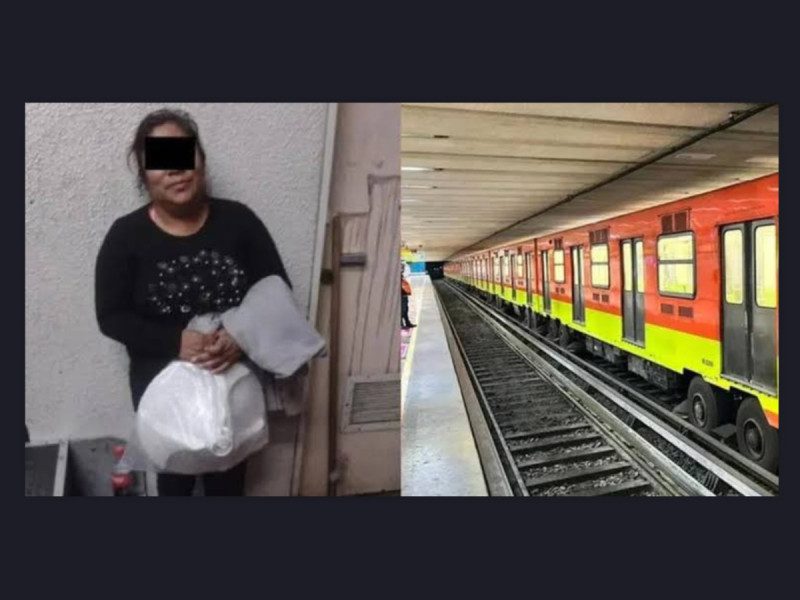 Fiscalía CDMX desiste en caso de mujer que supuestamente tiró aspas a vías del Metro
