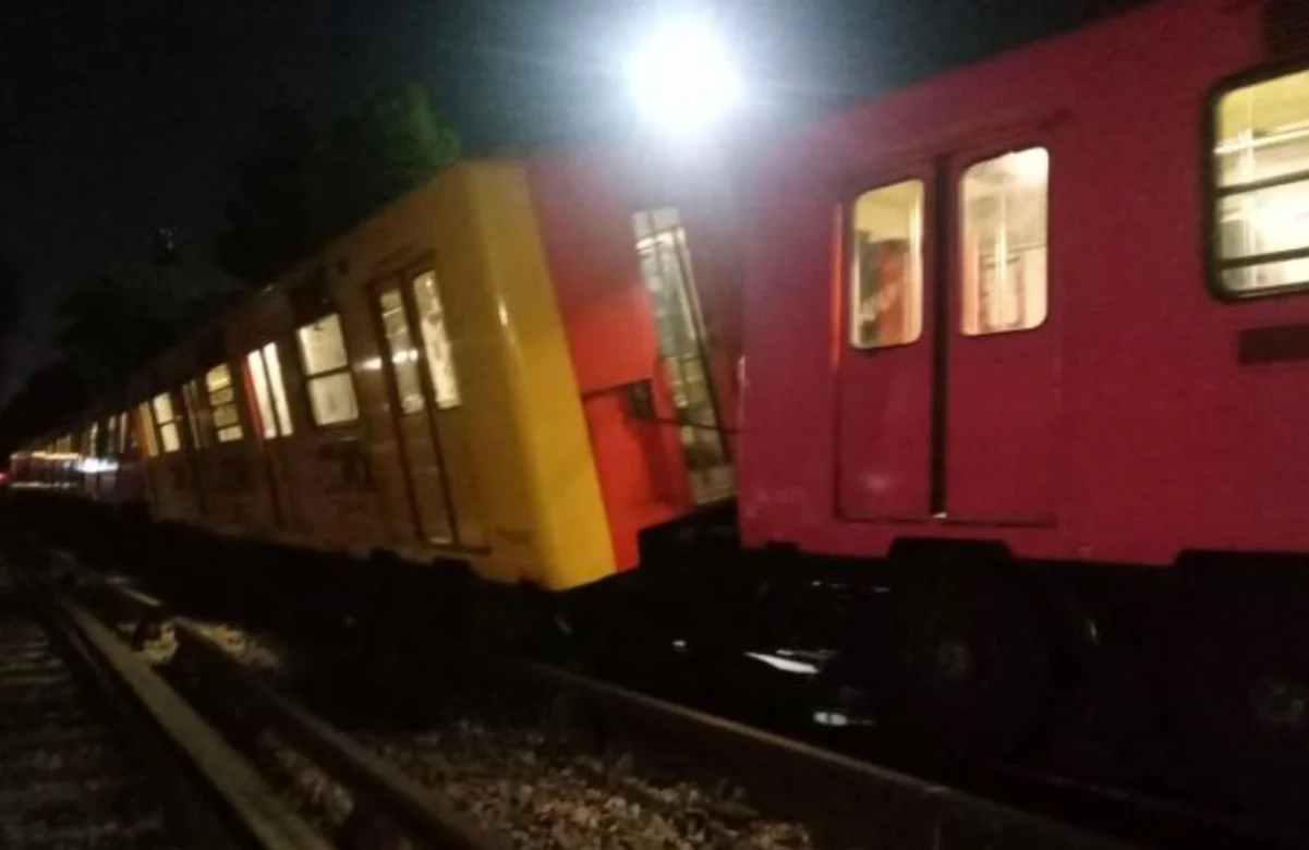 Metro descarta descarrilamiento en estación El Rosario y dice que vagón solo se ladeó