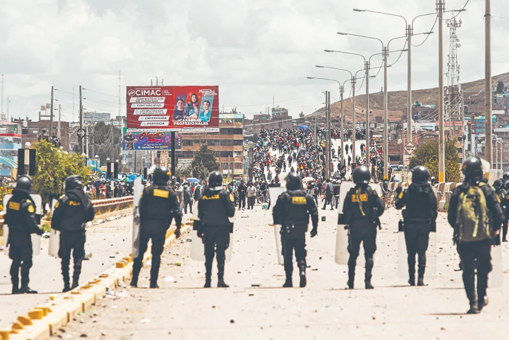 Protestas contra la presidenta de Perú, Dina Boluarte, suman 67 hospitalizados