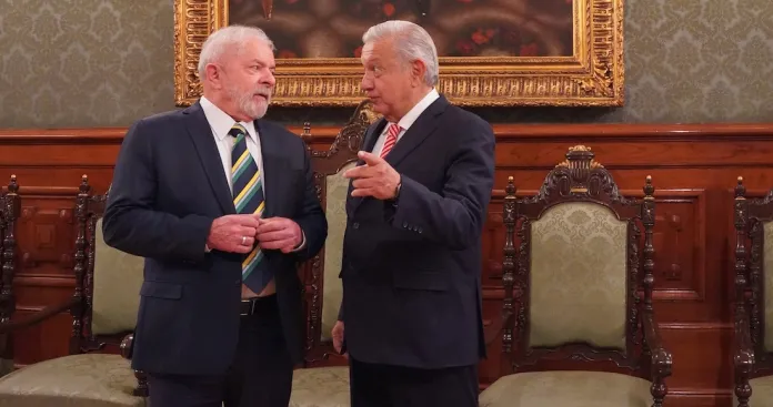 AMLO refrenda apoyo a Lula da Silva y exalta respaldo de EU y Canadá