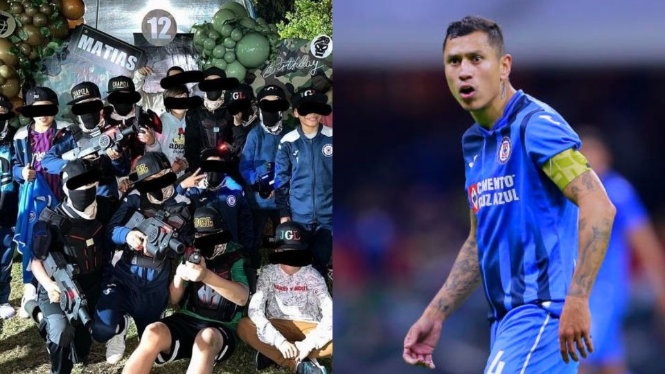 Polémica en Cruz Azul por fiesta infantil del ‘Cata’ Domínguez con temática de narcos