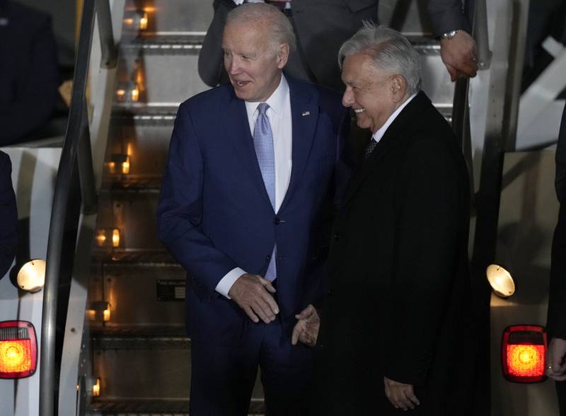 "Buena conversación en el trayecto del AIFA", dice Ebrard sobre encuentro AMLO-Biden