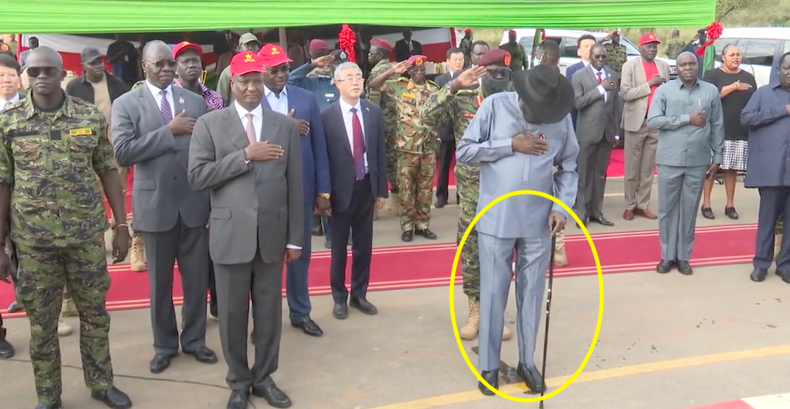 Seis periodistas son arrestado por grabar al presidente de Sudán del Sur orinándose encima