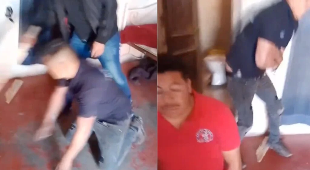 Golpean a mecánicos por no pagar derecho de piso en Caborca, Sonora #VIDEO