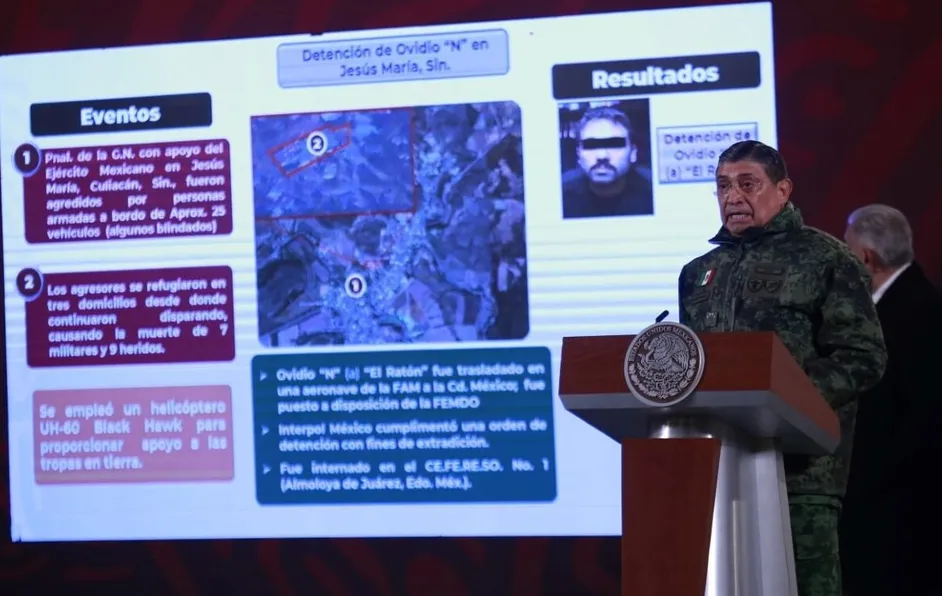 10 militares y 19 presuntos delincuentes muertos en recaptura de Ovidio Guzmán