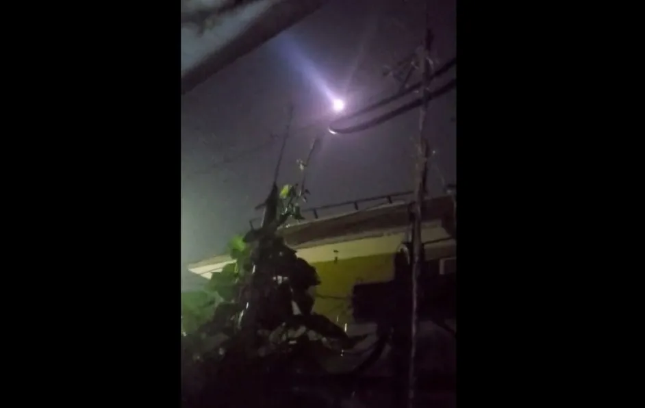 Sobrevuelo de helicópteros despertó a capitalinos en la madrugada #VIDEOS