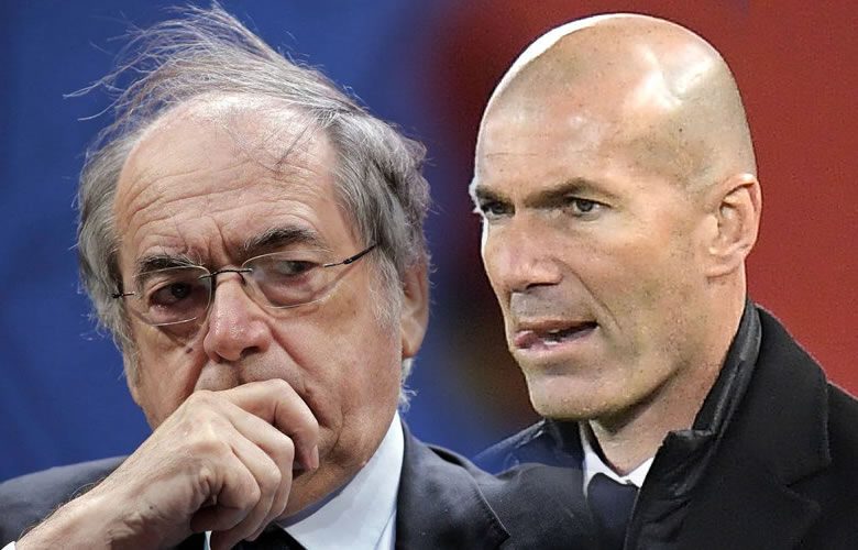 Separan al presidente de la Federación Francesa de Futbol tras burlarse de Zidane