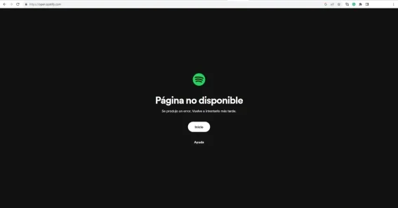¡No eres tú! Reportan caída del servicio de Spotify