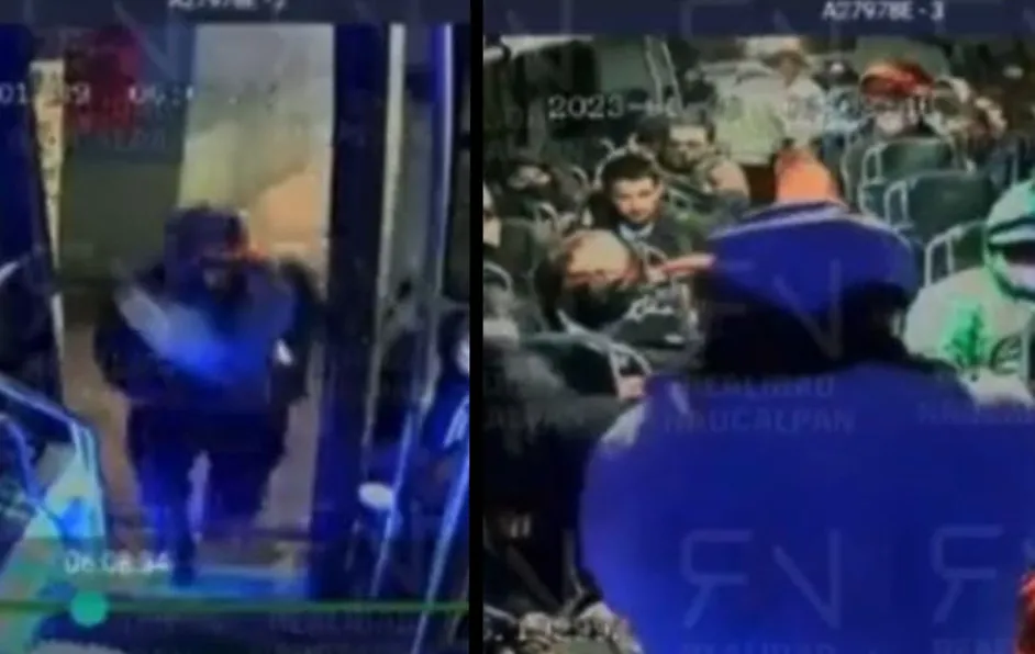 "No se quieran morir": impacta violento asalto en transporte público en Naucalpan #VIDEO