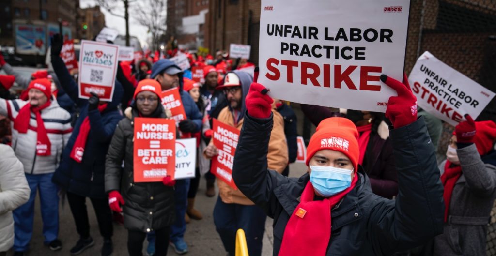 Finaliza huelga masiva de enfermeras en Nueva York tras acuerdo con hospitales