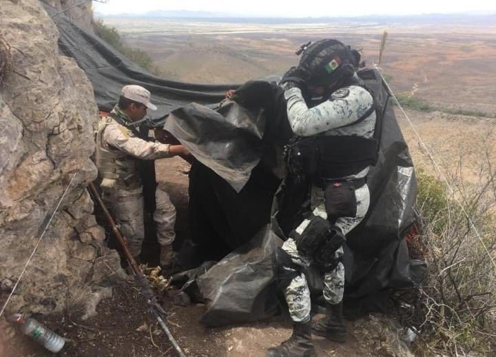 Sedena destruye campamento en Sonora donde sicarios dispararon a dron de EE.UU.