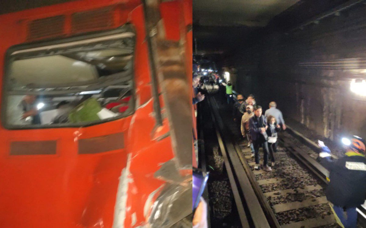 Choque de trenes en la Línea 3 del Metro de la CDMX