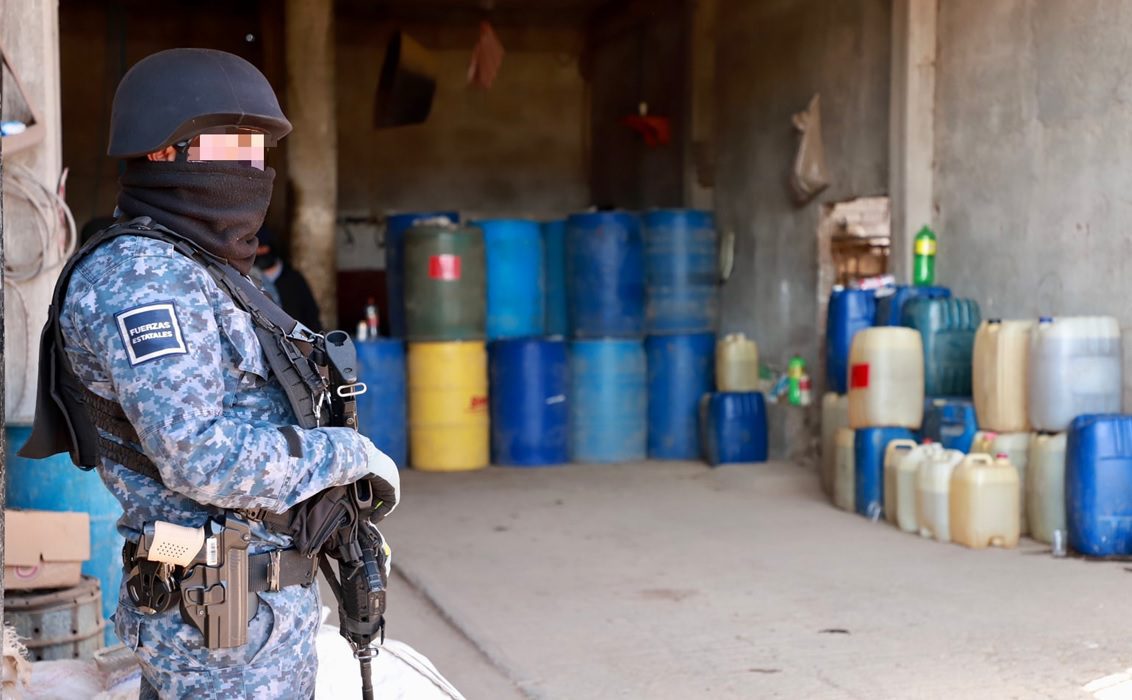 Desmantelan tres centros de distribución de huachicol en Hidalgo