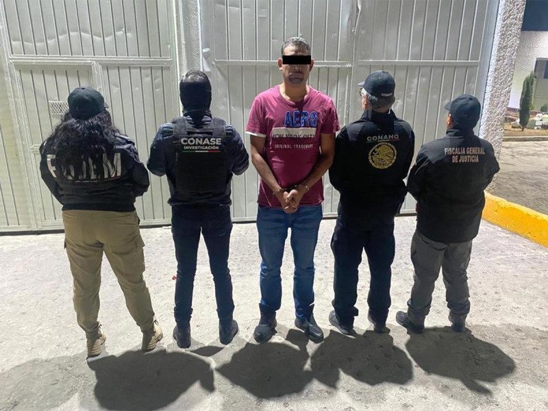Detenido por matar a su pareja por celos y abandonar el cuerpo en Naucalpan