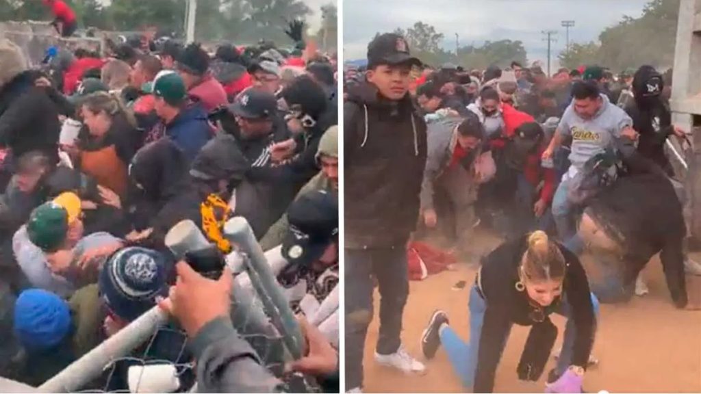 Estampida humana por boletos para el béisbol en Sinaloa