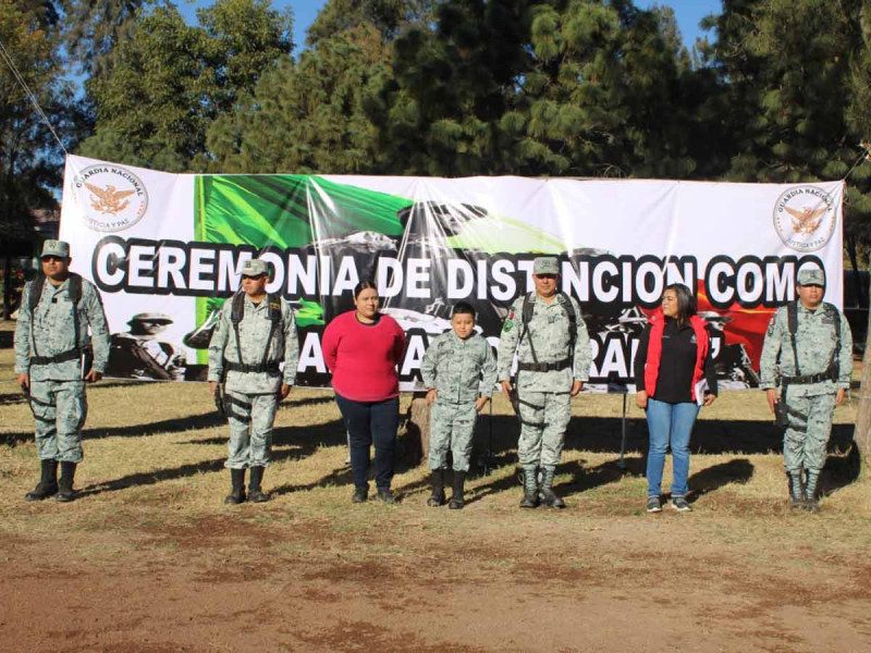 GN homenajea a Pedro, niño de 10 años que salvó a sus hermanos menores de un incendio en Tlajomulco de Zúñiga, Jalisco