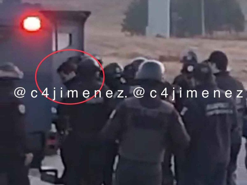 Llegada de Ovidio Guzmán al penal del Altiplano