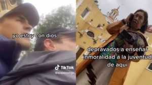 ‘Protégenos y con tu espada defiéndenos’, mujer llama al 911 por la presencia de una pareja gay en el Templo del Carmen de Toluca