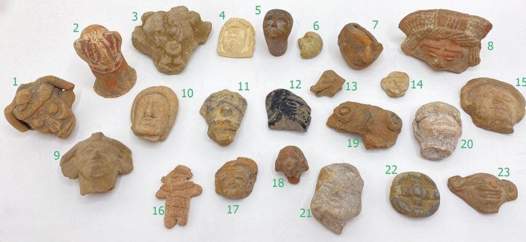 Piezas prehispánicas de México subastadas en línea